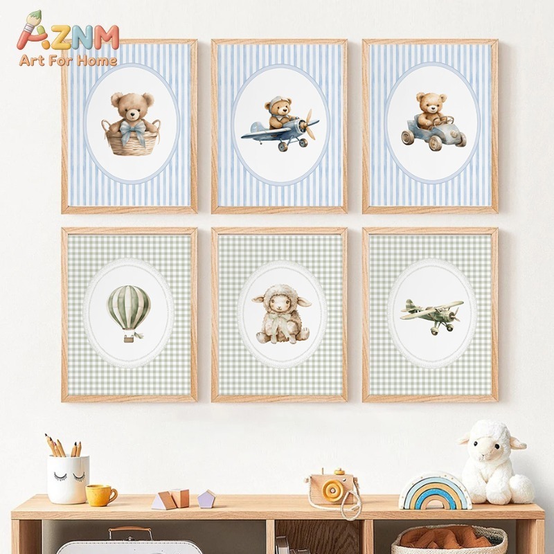 Baby Nursery Furniture Sets - Набор из 6 картин на холсте