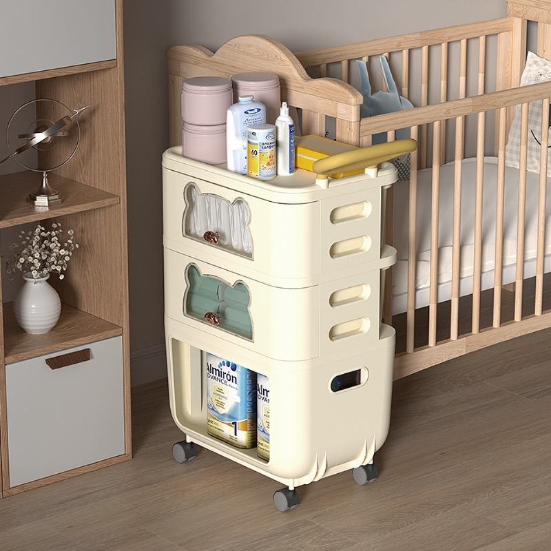 Baby Nursery Cart - Многоцелевой органайзер для хранения в гостиной,