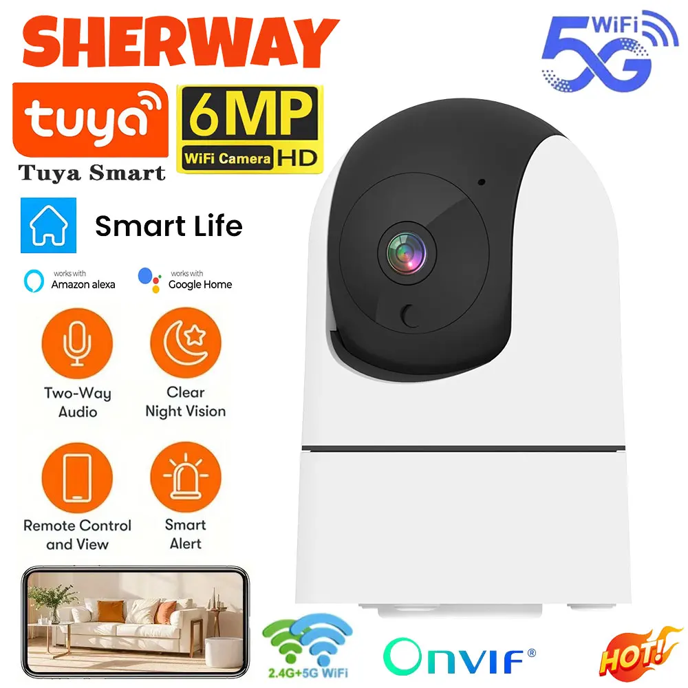 Baby Nursery Camera - Tuya 5G Wi-Fi IP-камера для дома,