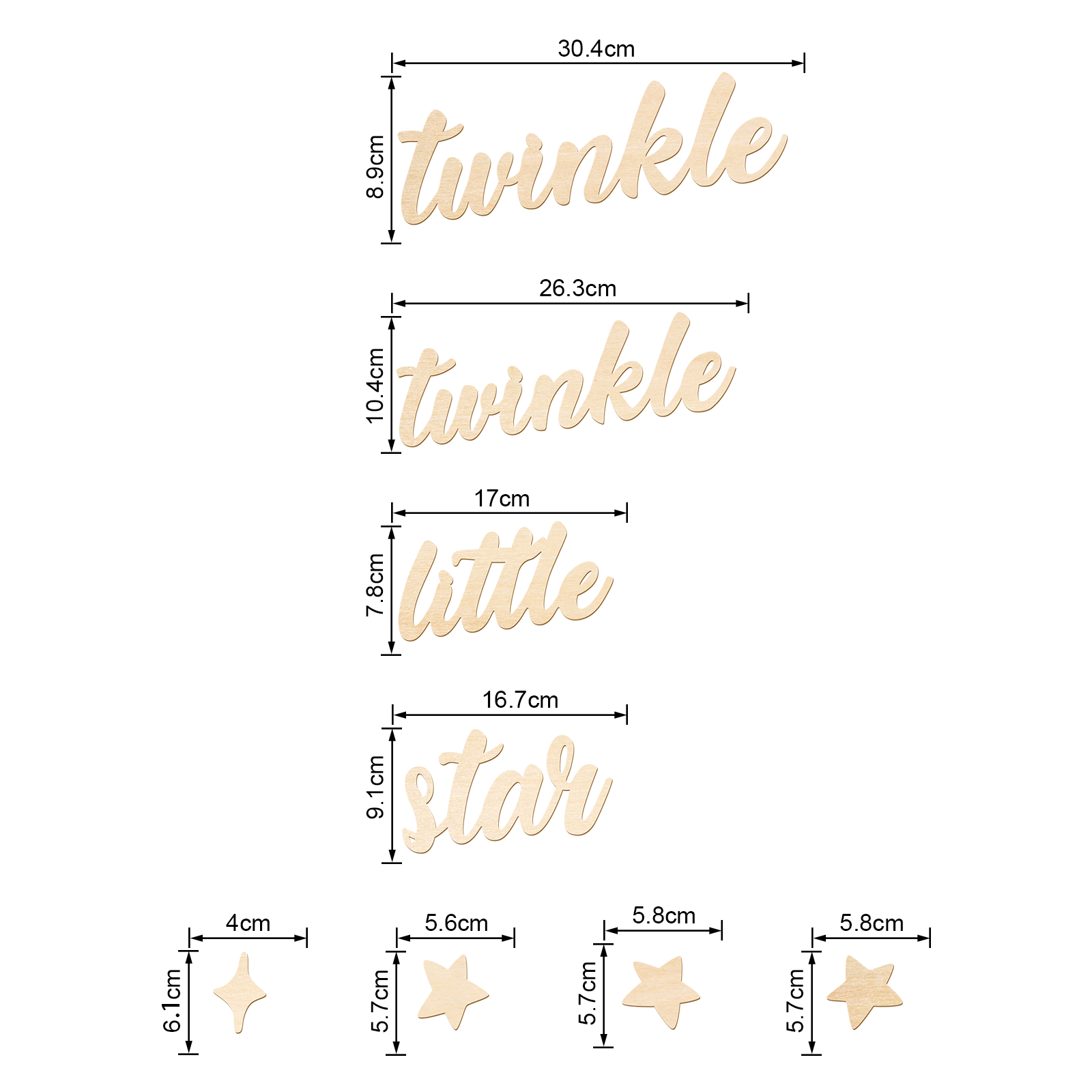 Деревянная вывеска Twinkle Twi – обзор и цена Baby Nursery Wall Decor