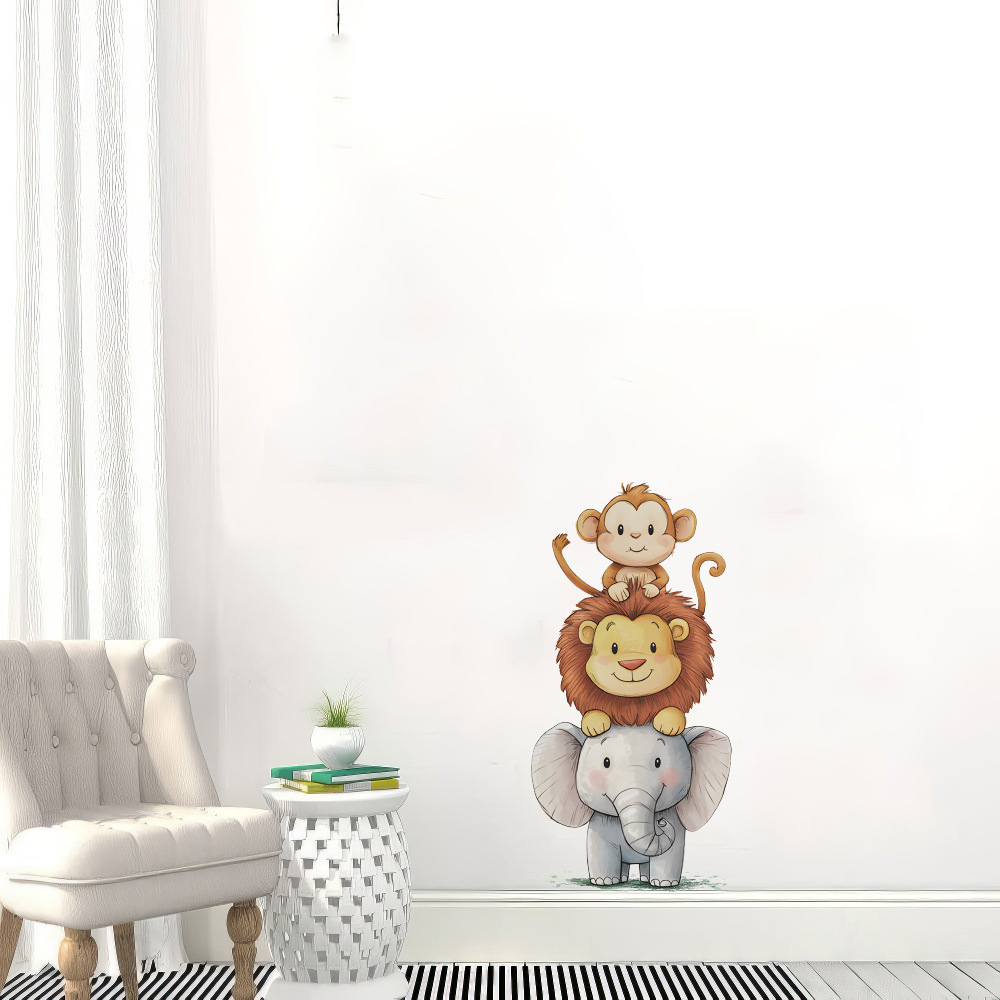 Милые наклейки на стену с лесн – обзор и цена Baby Nursery Vinyl