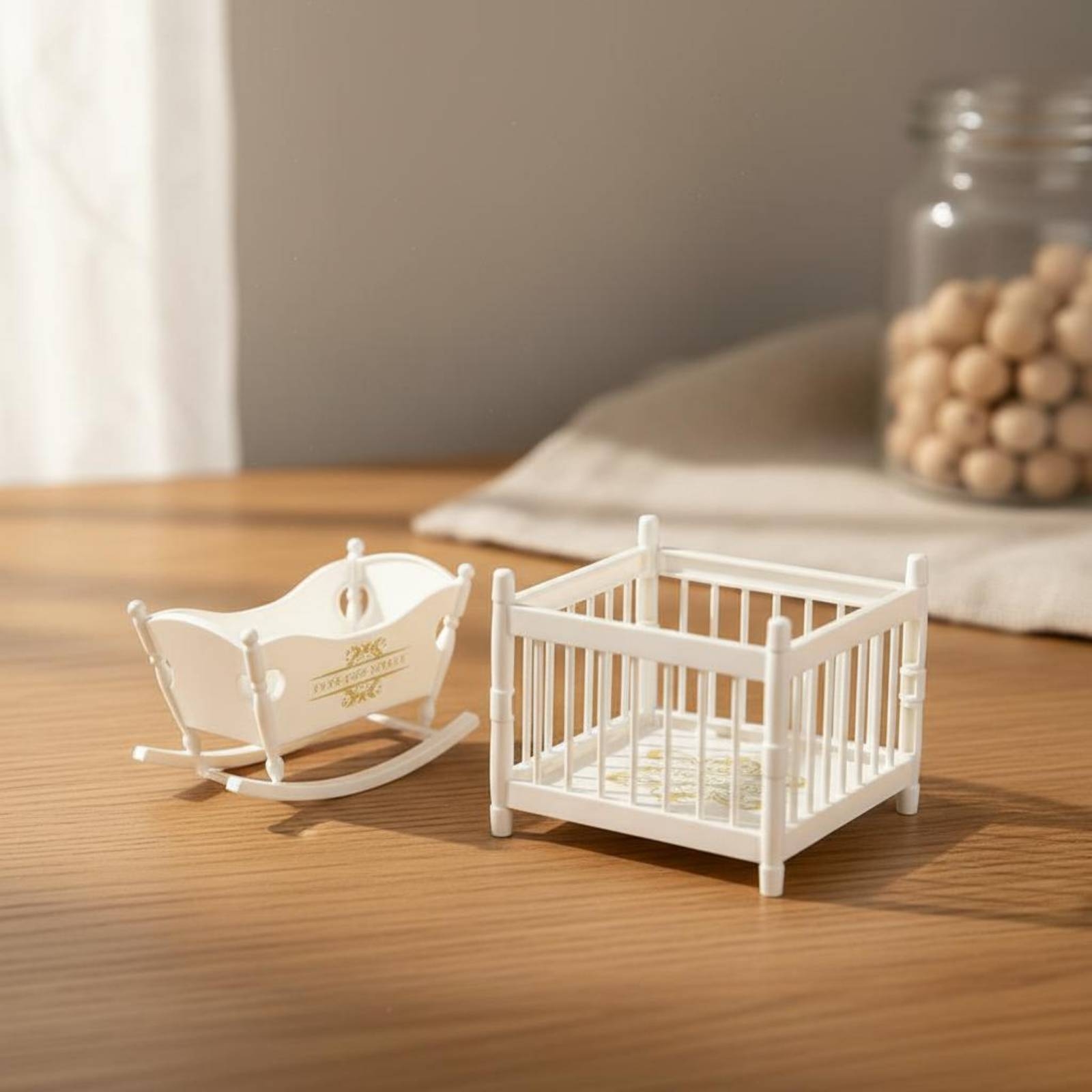 Набор из 2 миниатюрных колыбел – обзор и цена Baby Nursery Furniture Sets