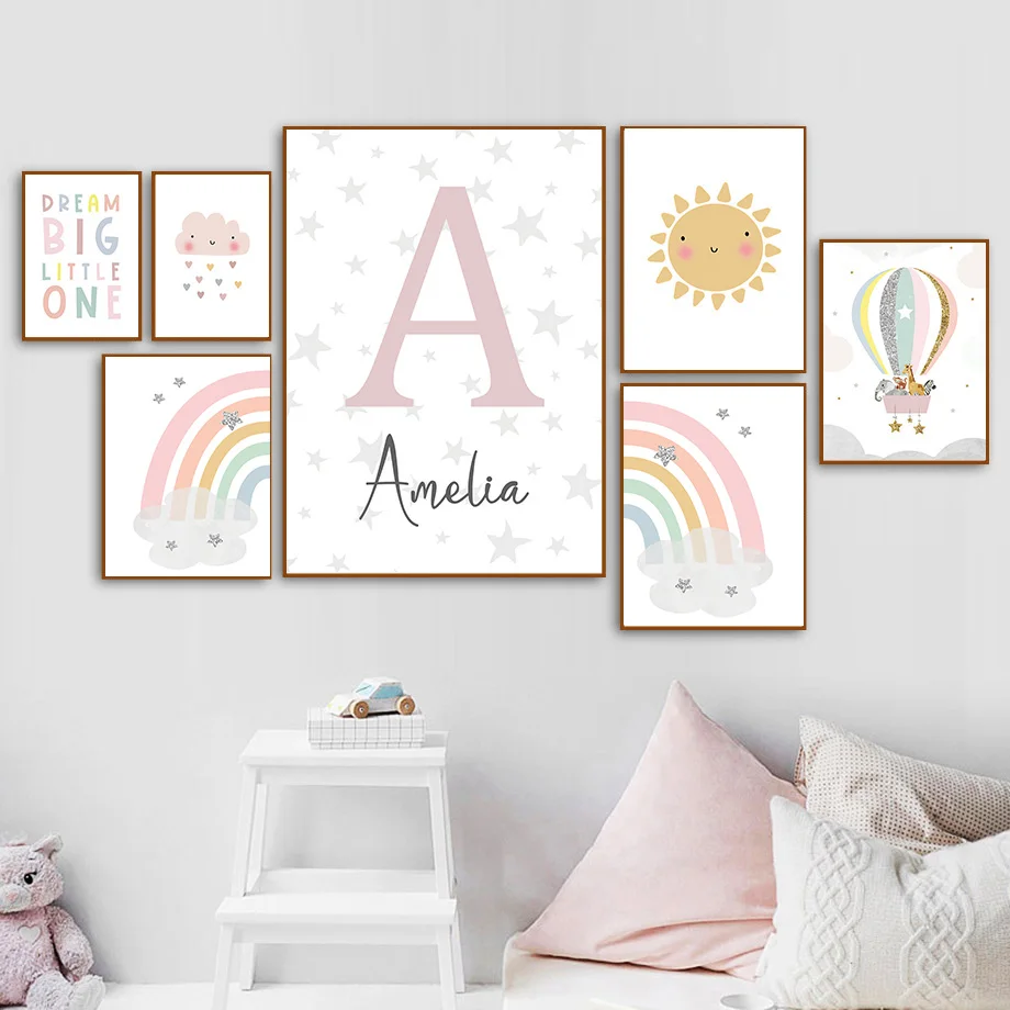 Постеры и принты с изображение – обзор и цена Baby Nursery Wall Decor
