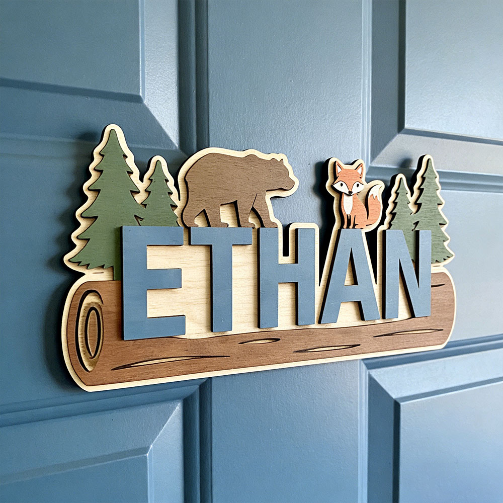 Деревянная табличка с именем н – обзор и цена Baby Nursery Wall Decor