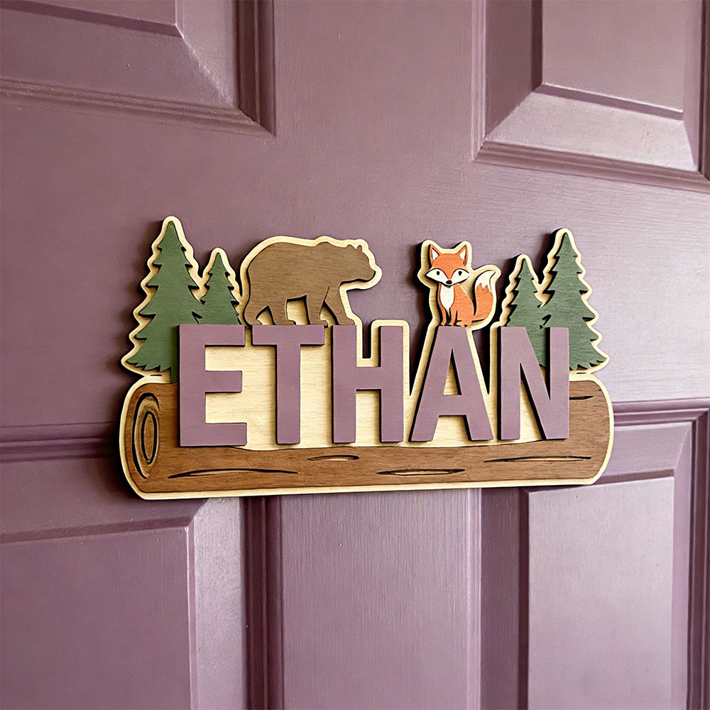 Деревянная табличка с именем н – обзор и цена Baby Nursery Wall Decor