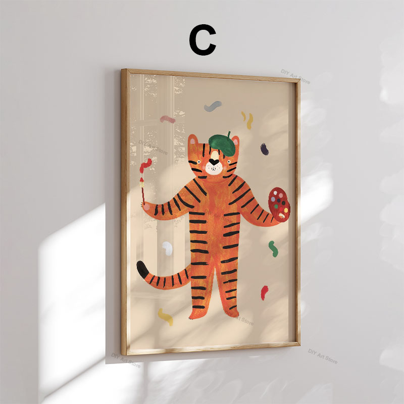 Забавные мультяшные животные:  – обзор и цена Baby Nursery Wall Decor