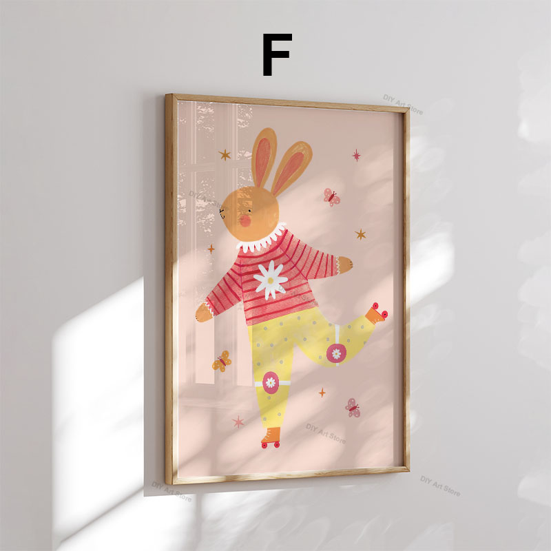 Забавные мультяшные животные:  – обзор и цена Baby Nursery Wall Decor