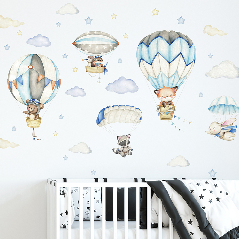 Мультяшные милые животные, воз – обзор и цена Baby Nursery Vinyl