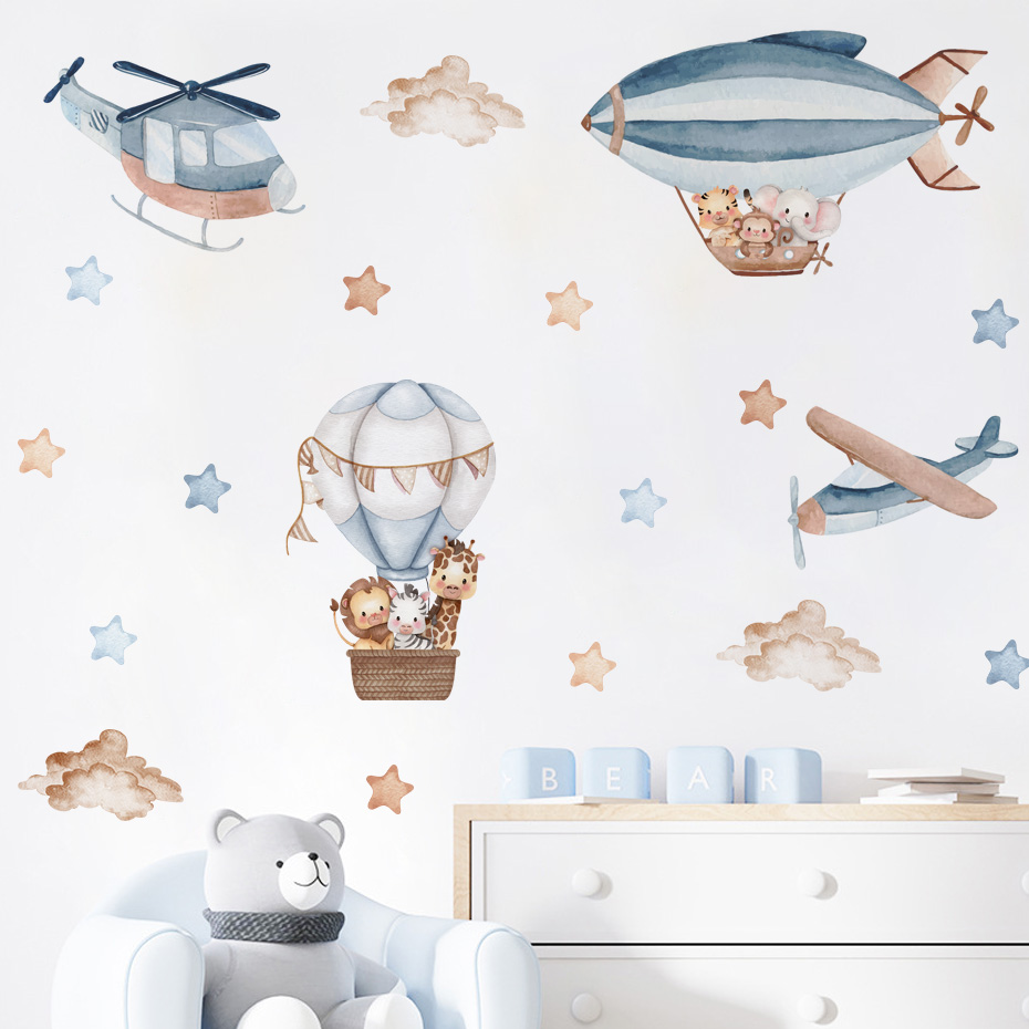 Акварельные животные, воздушны – обзор и цена Baby Nursery Vinyl