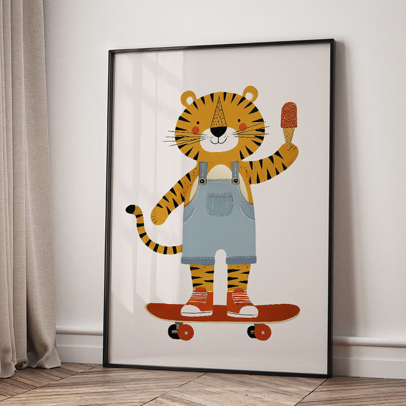 Забавные мультяшные животные:  – обзор и цена Baby Nursery Wall Decor