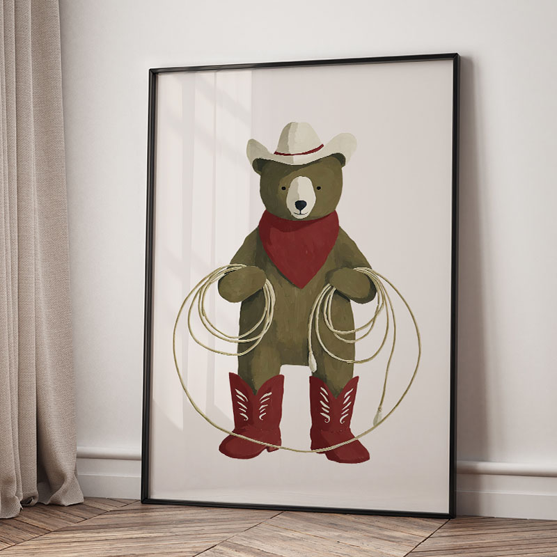 Забавные мультяшные животные:  – обзор и цена Baby Nursery Wall Decor