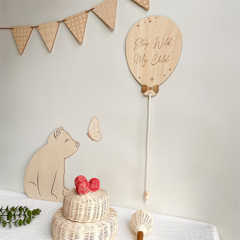 Деревянные наклейки на стену в – обзор и цена Baby Nursery Wall Decor