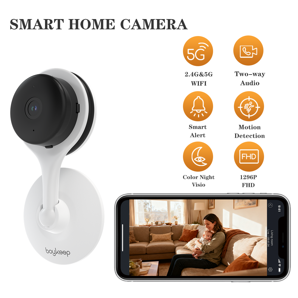 Радионяня Boykeep 1296P FHD 2, – обзор и цена Baby Nursery Camera
