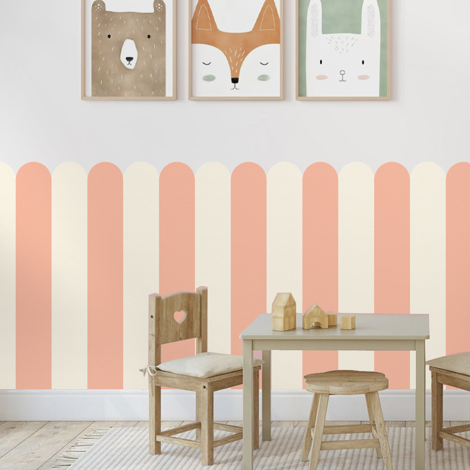 Многоцветные обои с дугой в ве – обзор и цена Baby Nursery Vinyl