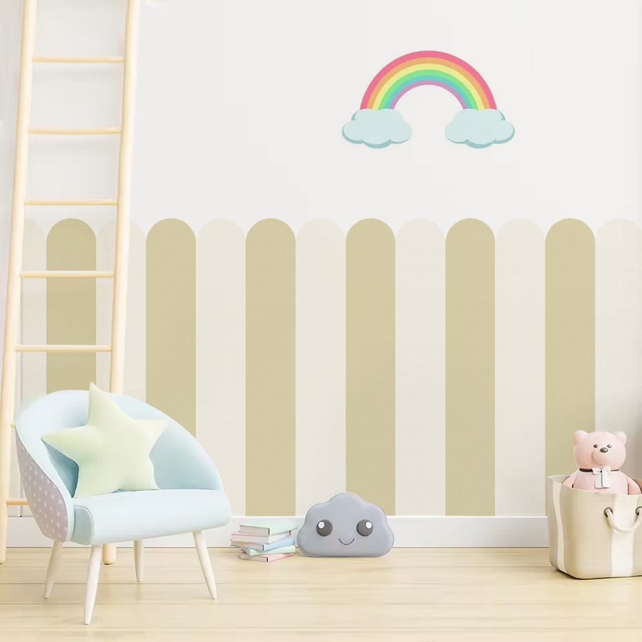 Многоцветные обои с дугой в ве – обзор и цена Baby Nursery Vinyl